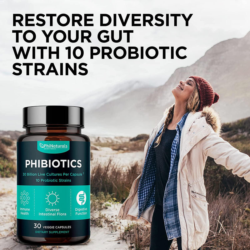 (1 Pack) - Probiotic 1030 - Probiotics Supplement For Digestive Health with 30 Billion CFU's of 10 Strains