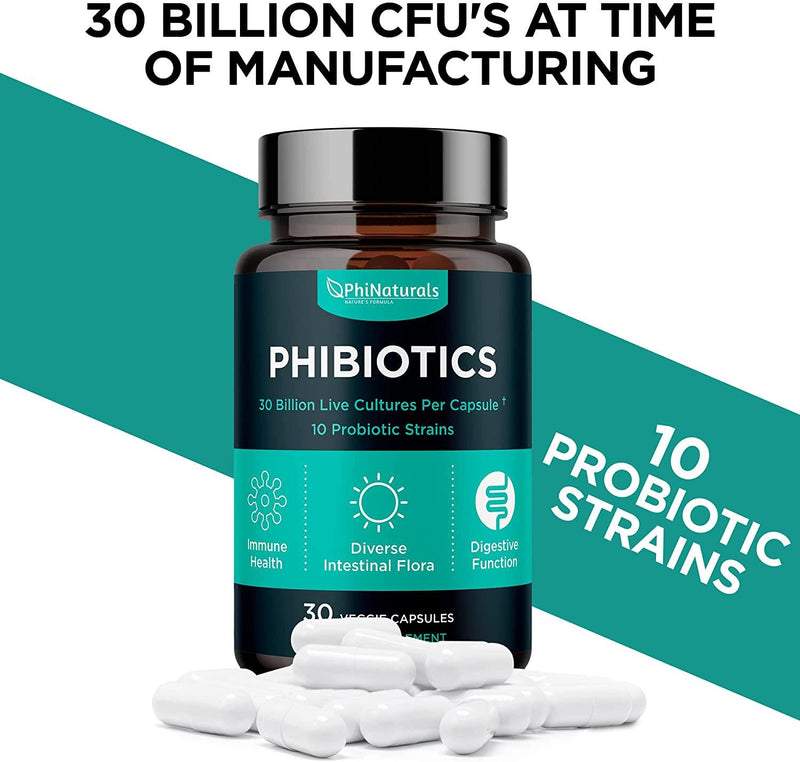 (1 Pack) - Probiotic 1030 - Probiotics Supplement For Digestive Health with 30 Billion CFU's of 10 Strains