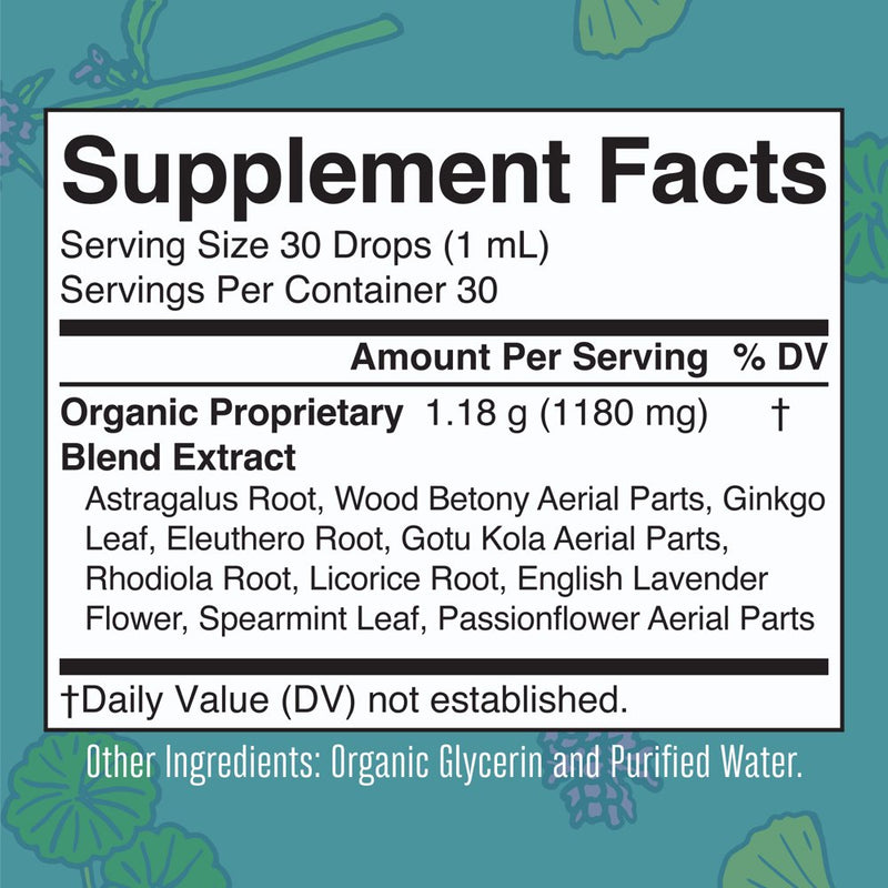 Maryruth'S | USDA Organic Nootropic Supplement for Kids | Focus & Attention Liquid Drops | Ginkgo Biloba & Astragalus | Vegan, Non-Gmo | 30Ml
