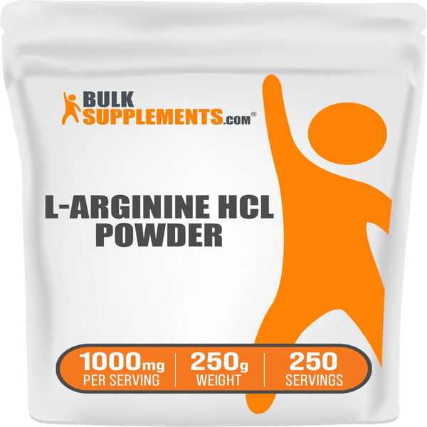 Bulksupplements.Com L-Arginine Hcl Powder - L Arginine 1000Mg - Nitric Oxide Powder (250 Grams - 8.8 Oz)
