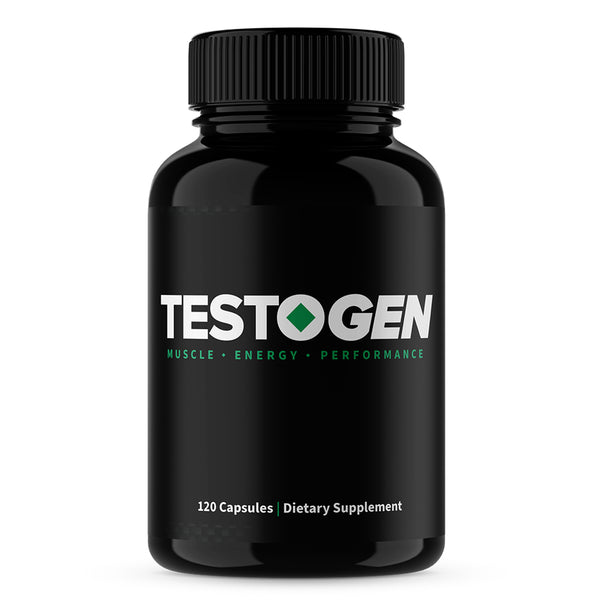 Testogen Testosterone Booster - Muscle, Energy, Performance - Maximum Strength Formula for Men