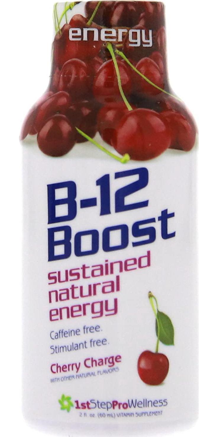 1st Step for Energy B-12 Boost Cherry Charge 12 (2 fl oz) bottles