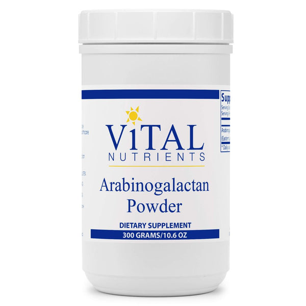 Vital Nutrients - Arabinogalactan Powder - Gastrointestinal, Liver, and Immune Support - Vegetarian - 300 Grams per Bottle