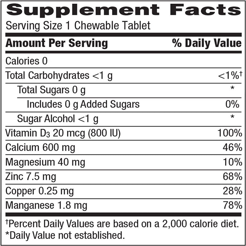 Caltrate Chewables 600 plus D3 plus Minerals Calcium Vitamin D Supplement, Cherry, Orange and Fruit Punch - 155 Count