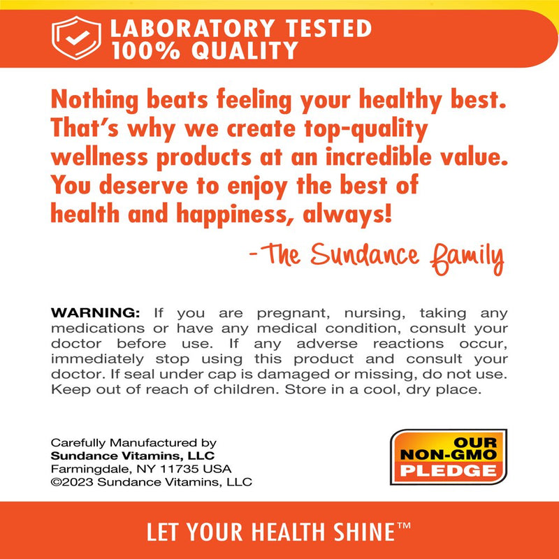 Sundance Vitamins Calcium + D3 Bone Health Caplets, 60 Count
