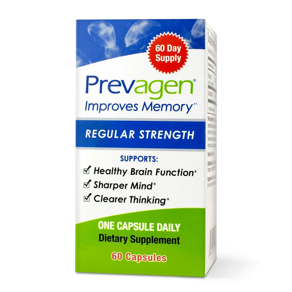 Prevagen Improves Memory - Regular Strength 10Mg, 60 Capsules with Apoaequorin & Vitamin D Brain Supplement for Better Brain Health