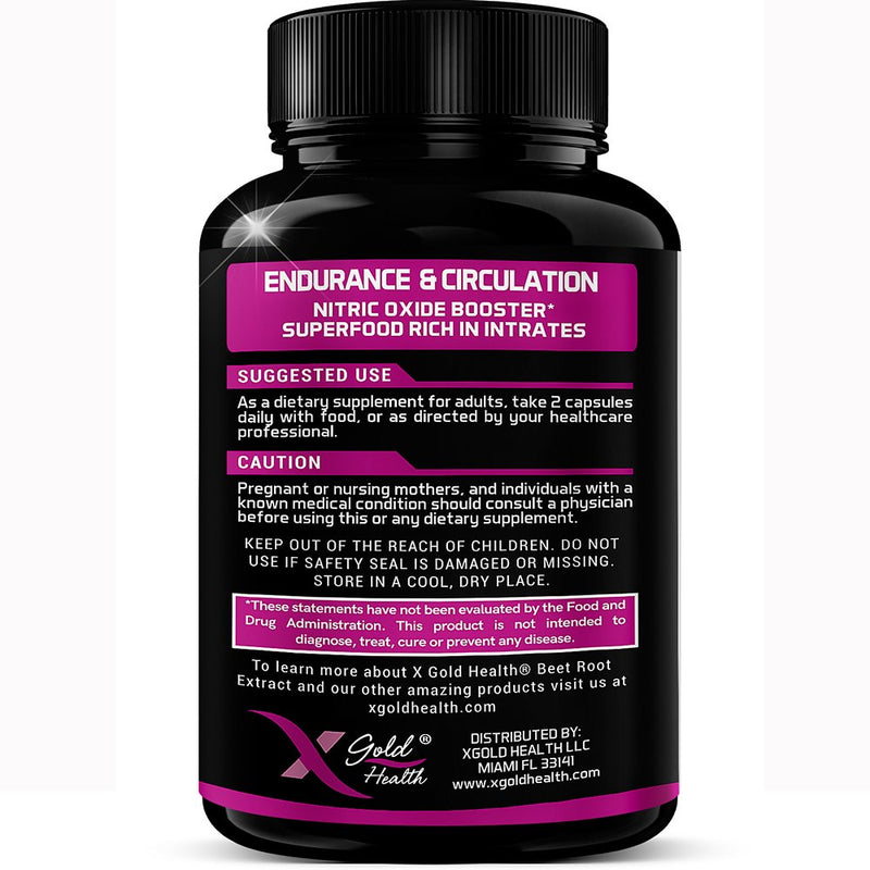 12000Mg 20X Concentrated Extract Beet Root - Natural Nitric Oxide Booster - Highly Concentrated and Highly Bioavailable - W/Black Pepper 180 Veggie Caps