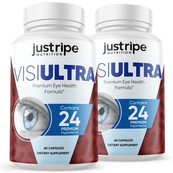2 Pack Visiultra Premium Eye Health Supplement Supports Healthy Vision- 60 Caps