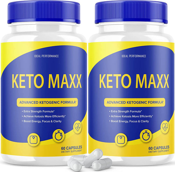 (2 Pack) Keto Maxx Ketomaxx Pills Keto Max Advanced Formula Blend (120 Capsules)