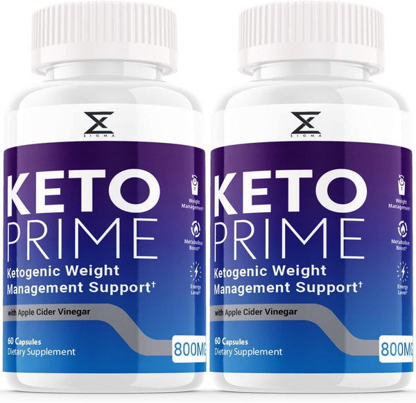 (2 Pack) Keto Prime, Keto Prime Pills Shark 800 mg Tank, Keto Prime Pills 800 mg, Keto Prime Ketogenic Weight Loss, Prime Keto Pills, Ketoprime Advanced Supplement (120 Capsules)