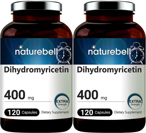2 Pack NatureBell Dihydromyricetin DHM as Hovenia Dulcis Extract 400mg, 120 Capsules, Alcohol Consumption Support Supplement, No GMOs