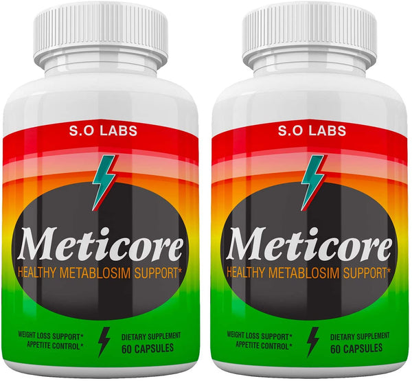 (2 Pack) Official Meticore Weight Management Metabolism Supplement Pills Reviews Prime Manticore Pill Booster (120 Capsules)