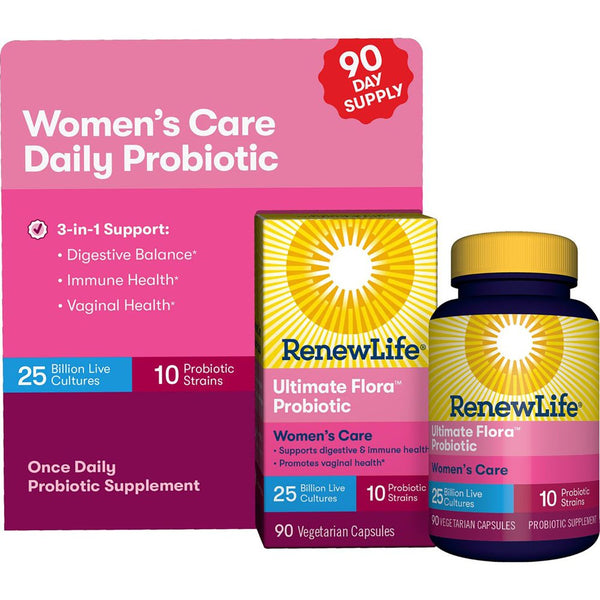 Renew Life Ultimate Flora Probiotic Women'S Daily Care 25 Billion (90 Ct.)