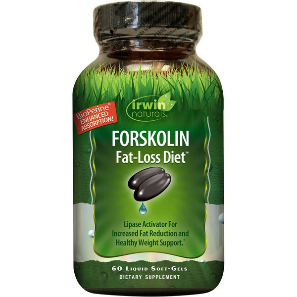 Irwin Naturals Forskolin Fat-Loss Diet 60 Liquid Soft Gels