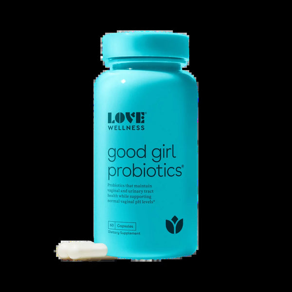 Love Wellness Good Girl Probiotics for Vaginal & Urinary Tract Health, 60 Count
