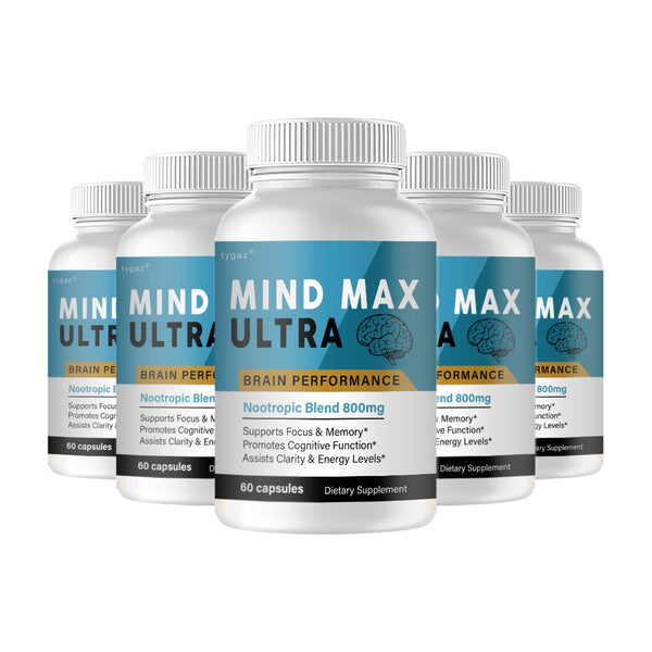 (5 Pack) Mind Max Ultra - Mind Max Ultra Nootropic Blend