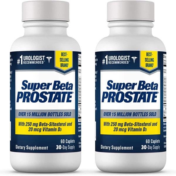 Super Beta Prostate Urologist Recommended Prostate Supplement for Men, Caplets, 60 Ct - 2 Pack *EN