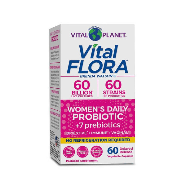 Vital Flora 60/60 Probiotic Women'S 60 Vegcap