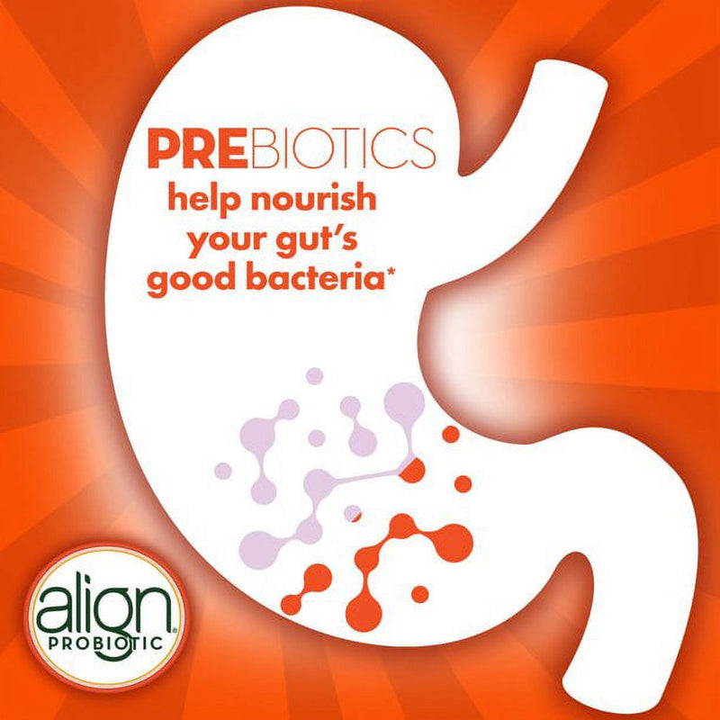 Align Probiotic Gut Health and Immunity Gummies, Citrus Flavor, 50 Count *EN