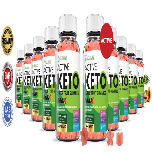 (10 Pack) Active Keto Max Gummies Dietary Supplement 600 Gummys
