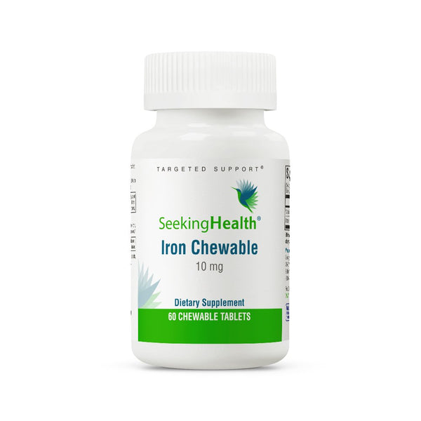 Seeking Health Iron Chewable, 10 Mg, 60 Chewable Tablets