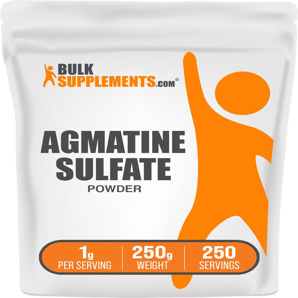 Bulksupplements.Com Agmatine Sulfate Powder, 1000Mg - Nitric Oxide Supplement (250 Grams)