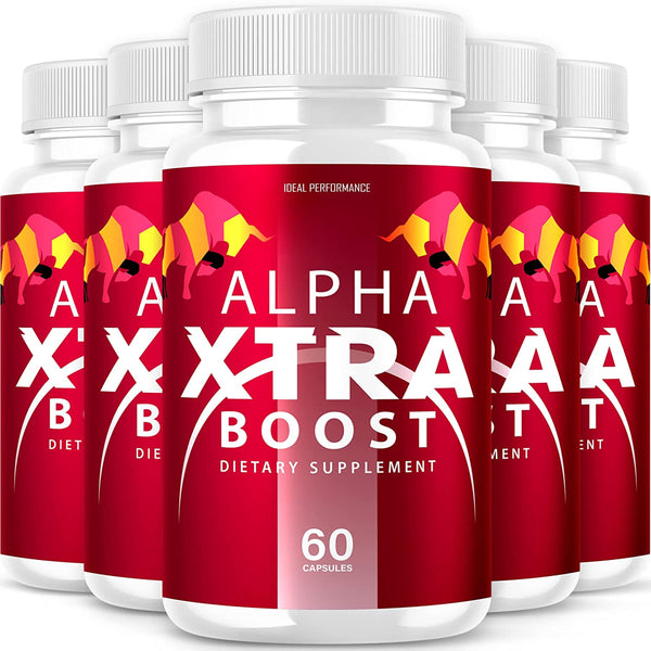 (5 Pack) Alpha Xtra Boost Alpha Extra Boost Pills (300 Capsules)