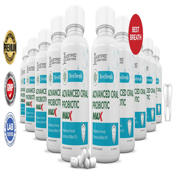 (10 Pack) Best Breath Max 40 Billion CFU Probiotic Oral Support 600 Capsules