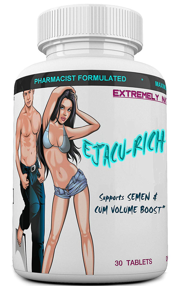 Ejacu-Rich for Males & Females. Testosterone Booster. Load Volumizer. Naturally Increases Energy, Volume & Performance. 30 Pills
