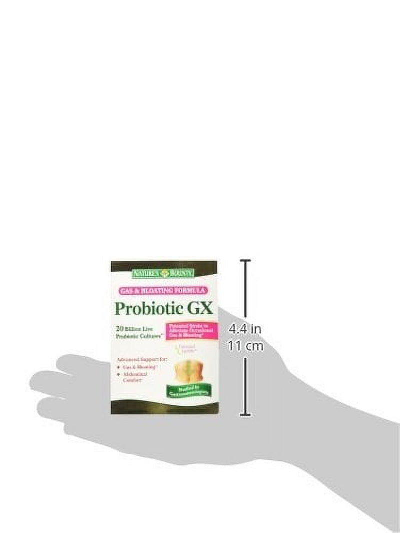 Nature'S Bounty Probiotics Pills Gas and Bloating Dietary Supplement, Supports Digestive and Intestinal Health, 25 Capsules