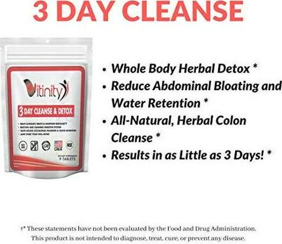 3 Day Detox - Natural Whole Body Detox Pills - Colon Cleanse for Digestive Health - Herbal Supplement for Weight, Bloating, Constipation Relief - Apple Cider Vinegar and Cayenne Pepper (2)