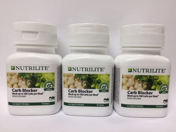 3 Pack Nutrilite Carb Blocker - 90 Tablets