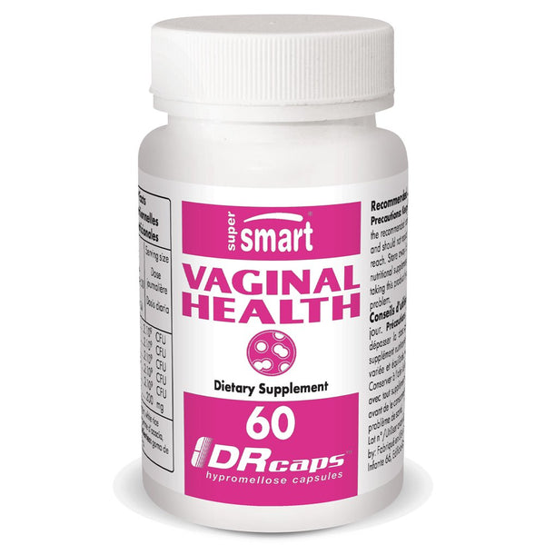 Supersmart - Vaginal Health 11 Billion CFU - Women Probiotic & Prebiotic Supplement - Feminine Care | Non-Gmo & Gluten Free - 60 DR Capsules