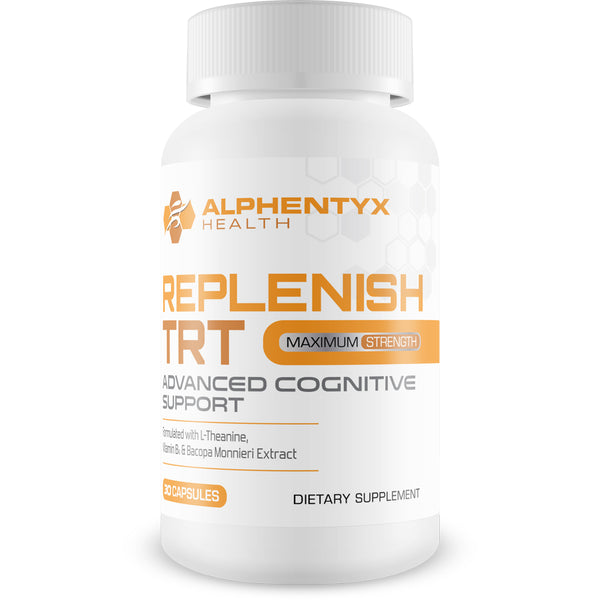 Nootropic by Alphentyx Health Replenish TRT - Brain Booster for Memory, Clarity and Focus - Cognitive Health Supplement - 30 Count