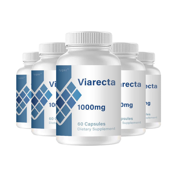 (5 Pack) Viarecta - Viarecta Performance Supplement for Men