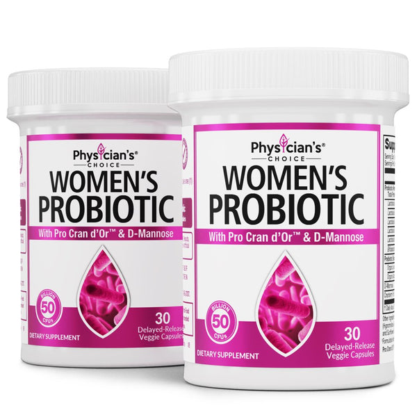 Physicians Choice Women'S Probiotic 50 Billion CFU Capsules, 30 Count (Pack of 2)