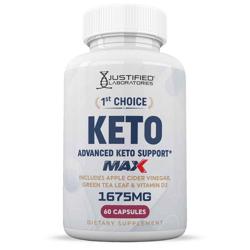 (10 Pack) 1St Choice Keto ACV MAX Pills 1675Mg Alternative to Gummies Dietary Supplement 600 Capsules