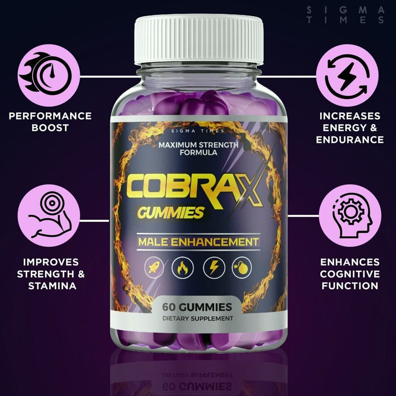 Cobrax Gummies Male Enhancement 60 Count