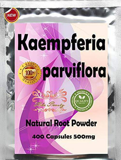 400 Caps Premium Kaempferia Parviflora Grown in Thailand Natural Herbal Powder 500mg Vegetarian Capsules By Hida Beauty