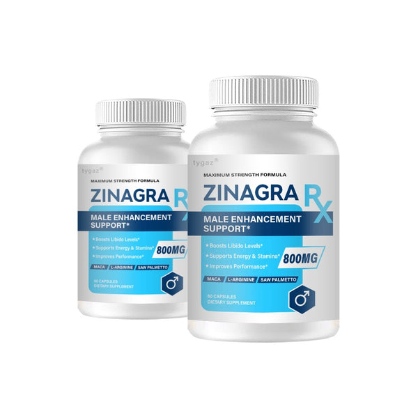(2 Pack) Zinagra RX - Zinagra RX Supports Engery & Stamina Capsules