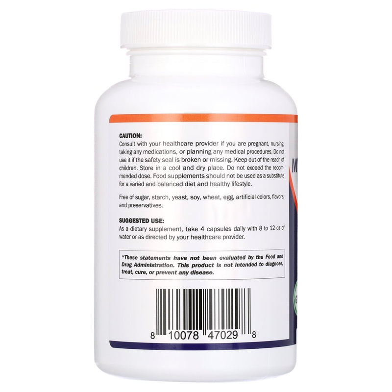 2 Pack Vitamatic Myo-Inositol and D-Chiro Inositol plus Folate and Vitamin D, 2000Mg 120 Capsules