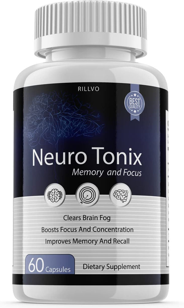 Neuro Tonix - Neurotonix for Memory & Focus Supplement 60 Capsules