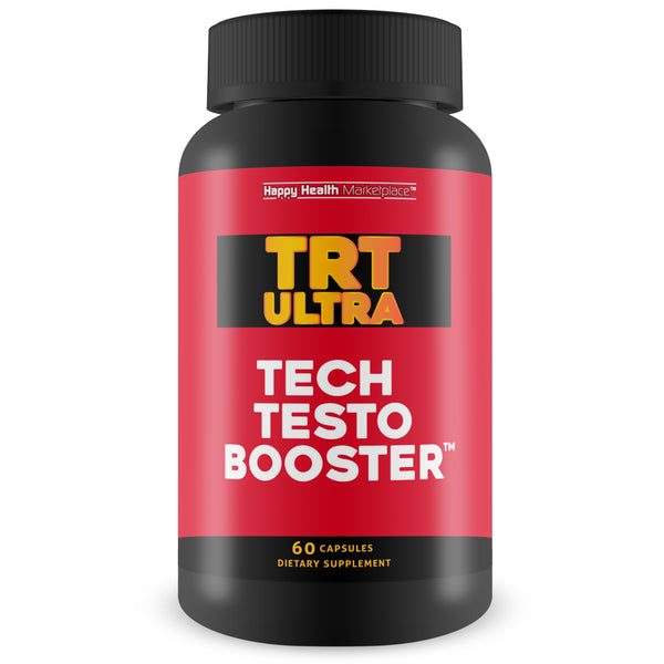 Trt Ultra Tech Testo Booster - Natural Testosterone Booster for Men - Natural Herbal Mens Testosterone Booster - Support Improved Blood Flow & Natural Testo Levels