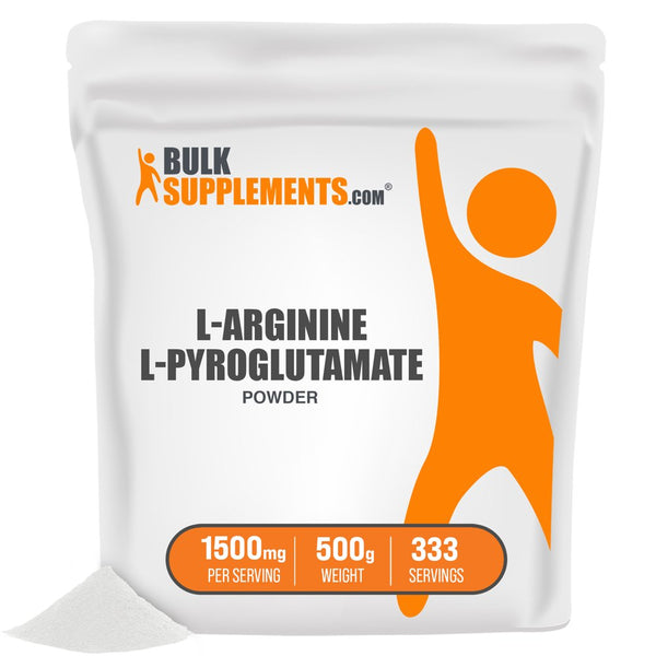 Bulksupplements.Com L-Arginine L-Pyroglutamate Powder - Nitric Oxide Supplement - Arginine Supplement - Blood Circulation Supplements (500 Grams)