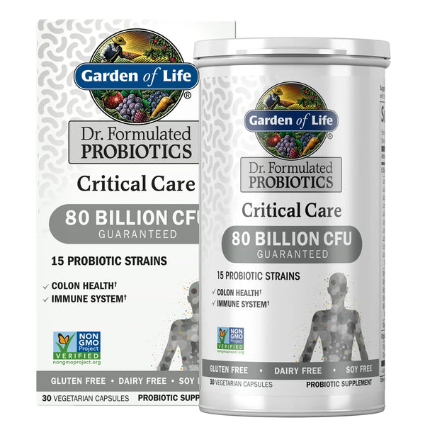 Garden of Life Dr. Formulated Critical Care Probiotics, 80 Billion CFU, 30Ct