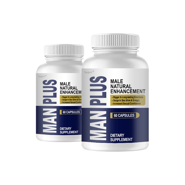 (2 Pack) Manplus - Man plus Natural Supplement for Men