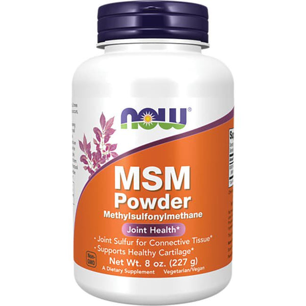 NOW Supplements, MSM (Methylsulfonylmethane) Powder, Supports Healthy Cartilage*, Joint Health*, 8-Ounce