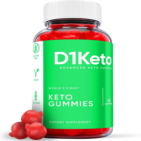 (1 Pack) D1 Keto ACV Gummies - Supplement for Weight Loss - Energy & Focus Boosting Dietary Supplements for Weight Management & Metabolism - Fat Burn - 60 Gummies