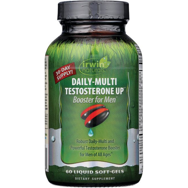 Irwin Naturals - Daily-Multi Testosterone up Booster for Men - 60 Liquid Softgels