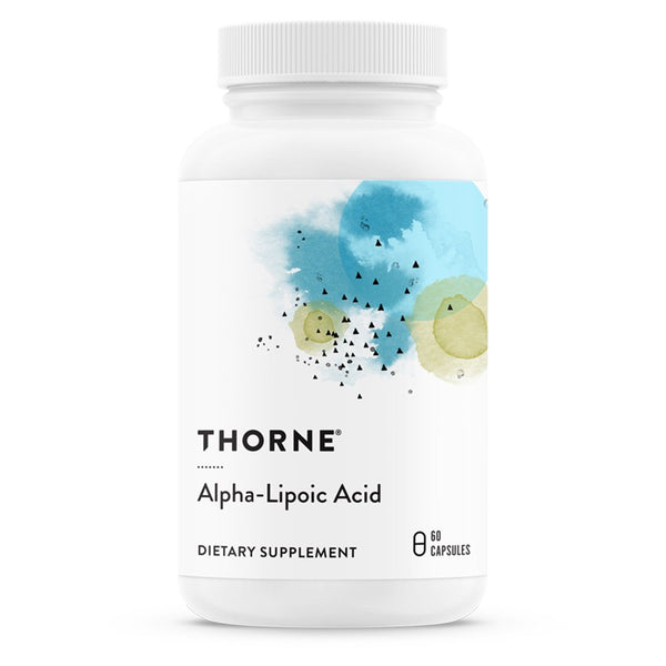 Thorne Alpha-Lipoic Acid, 300 Mg, Supplement Liver Detox, Antioxidant Support, Nerve Health and Mental Sharpness, 60 Capsules